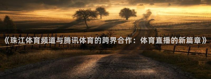 《珠江体育频道与腾讯体育的跨界合作：体育直播的新篇章》